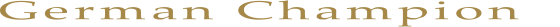German Champion